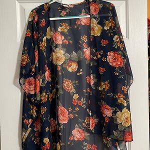 Emory Park Caley Open Kimono (Navy)